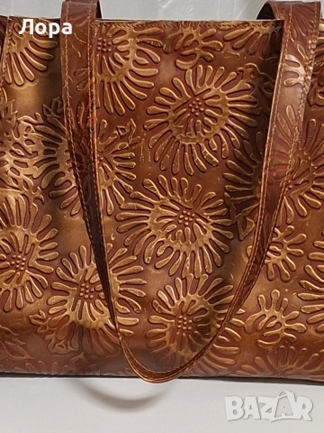 Дамска чанта естествена кожа , снимка 8 - Чанти - 53009487