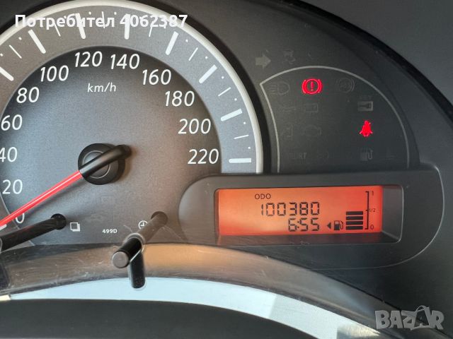 Nissan Micra само на 100380 км, снимка 3 - Автомобили и джипове - 45463686