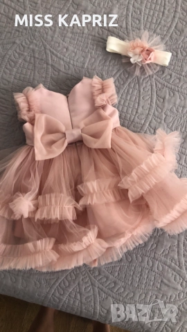 Рокли за повод за момиче 6м., снимка 2 - Бебешки рокли - 51813957