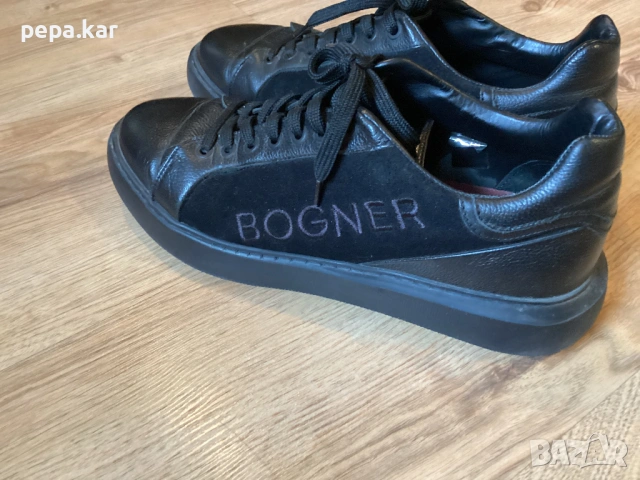  BOGNER Мъжки черни обувки №43