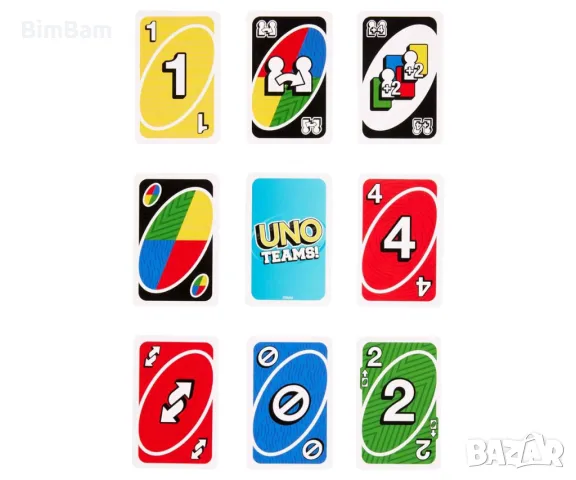 Карти за игра UNO - Teams, снимка 2 - Образователни игри - 49476541