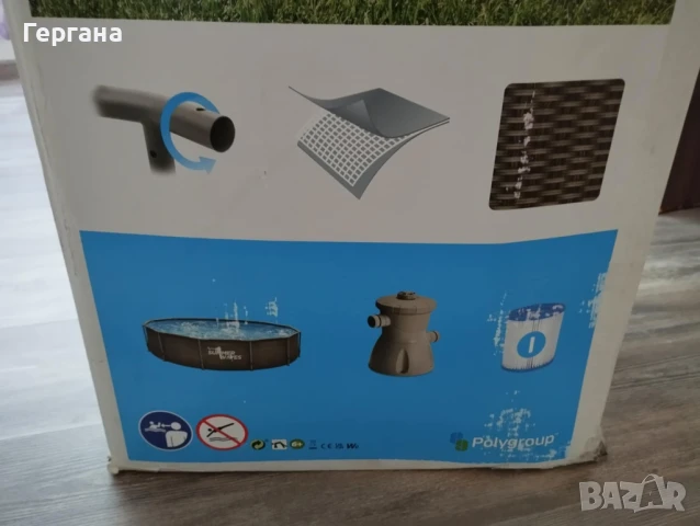 Басейн 3.6 м. на 76 см. с аксесоари, снимка 5 - Басейни и аксесоари - 51318280