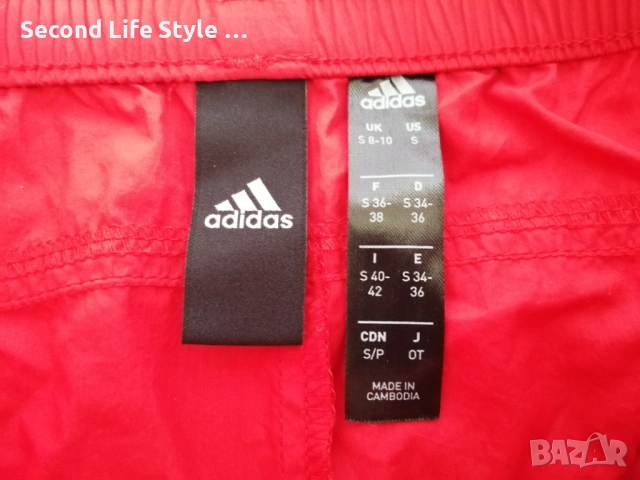 Adidas оригинални дамски спортни къси панталонки р-р S, снимка 7 - Къси панталони и бермуди - 54045724