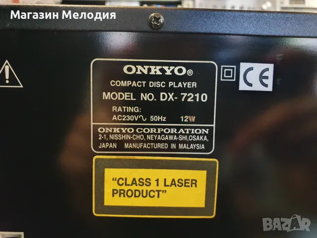 CD Player Onkyo DX-7210 В отлично техническо и визуално състояние., снимка 9 - Декове - 47520019