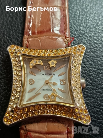Дамски часовник Картие/CARTIER, снимка 4 - Дамски - 52472014