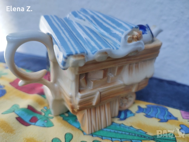 Винтидж чайник сергия за порцелан Paul Cardew, снимка 3 - Колекции - 52344471