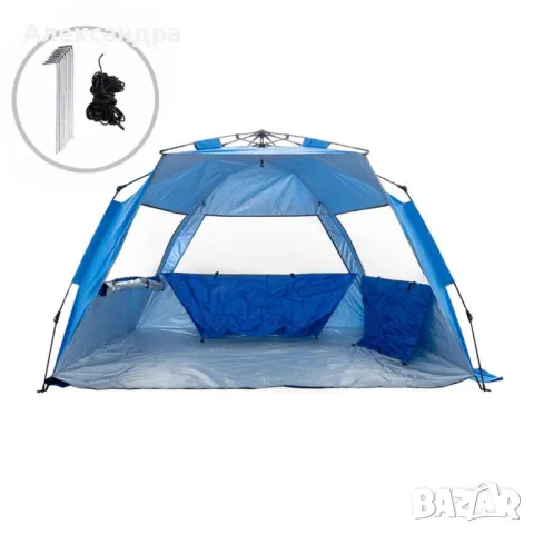 Автоматична палатка Muhler за плаж, 235х130xH135 см, снимка 3 - Палатки - 50427980