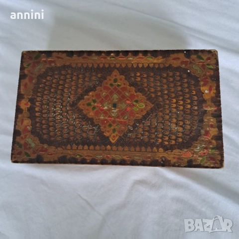  дървена пирографирана кутия 30/20/7  и малка 24/14/7, снимка 15 - Други стоки за дома - 30419026