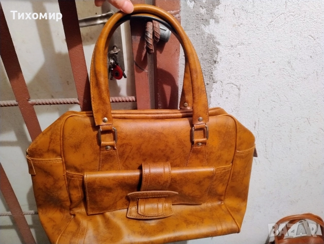 Голяма кожена чанта за път / Сак от естествена кожа, снимка 10 - Чанти - 52594140