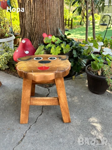 Столче / Табуретка от тиково дърво, снимка 13 - Други - 44077986