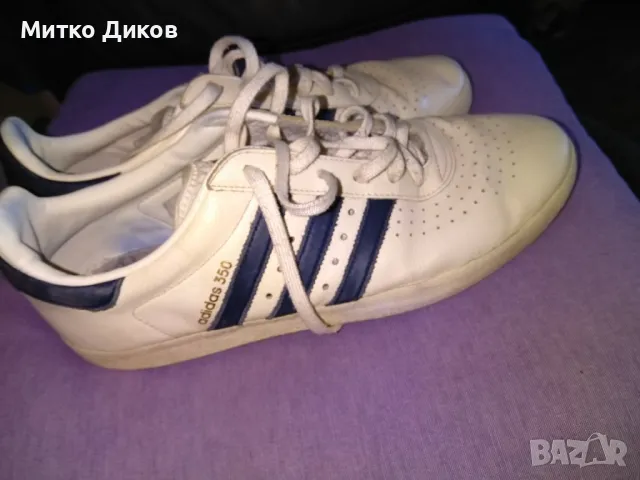 Adidas 350 маратонки естествена кожа номер 45 и 1/3 стелка 290мм, снимка 6 - Маратонки - 47750808