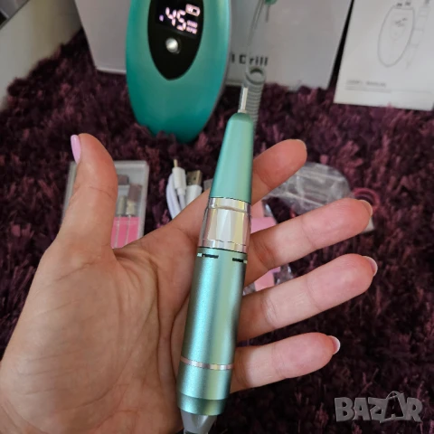 Мощна пила за сваляне на геллак, на батерия, зелена, снимка 4 - Продукти за маникюр - 51224314