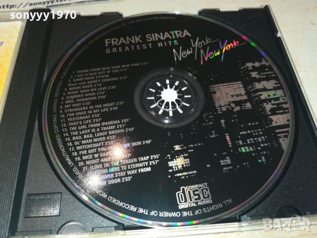 FRANK SINATRA CD 1305241302, снимка 2 - CD дискове - 45710847