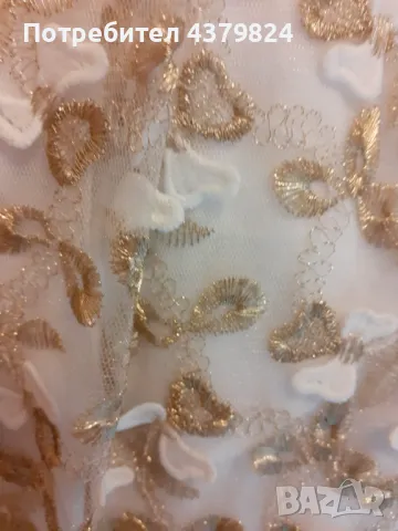 Нова немска рокля е бродирана със златни конци р.134,146, снимка 3 - Детски рокли и поли - 49860830