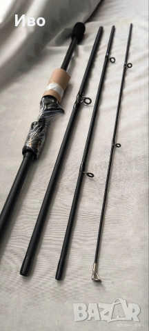 Топ преносима ултралайт въдица с 4 секции-180 см., снимка 8 - Въдици - 53862296