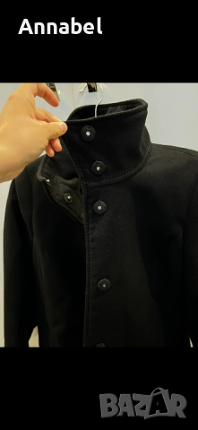 Черно палто H&M, снимка 4 - Палта, манта - 52563740
