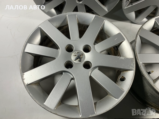 Алуминиеви джанти Пежо Peugeot 17 цола 7j ET45 4x108 ц.о. 65 , снимка 2 - Гуми и джанти - 52365359