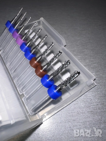 10бр фрези за CNC, PCB, SMT машини, снимка 2 - Други инструменти - 52252079