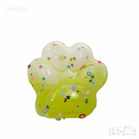Играчка Таби лапа, Тип Mochi squishy, Anti stress, Силиконова, 6 см, снимка 3 - Фигурки - 50420202