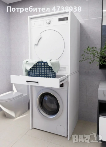 Шкаф за пералня и сушилня , снимка 2 - Шкафове - 53488128