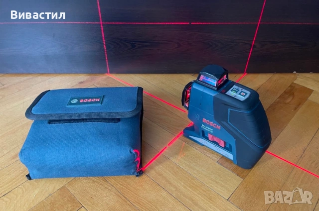 Bosch GLL 3-80 P Линеен лазер 3Х360°възможност до 80 метра с приемник, снимка 3 - Други инструменти - 53785823
