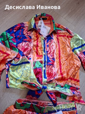 Летен костюм S размер, снимка 2 - Костюми - 51581335