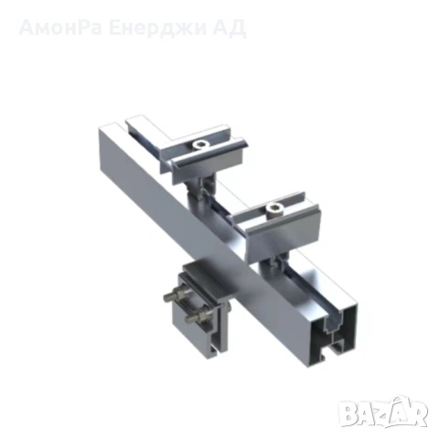 Алуминиева скоба AR2-MRH14 за метален покрив в комплект с Т болт, снимка 3 - Друга електроника - 54054950