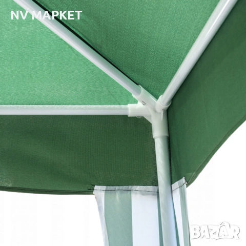 Сгъваема градинска шатра тип павилион 3 х 3 метра - водоустойчива и стабилна, снимка 3 - Градински мебели, декорация  - 53882019