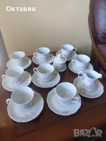 Порцеланов сервиз за кафе/чай, снимка 2 - Сервизи - 54242056