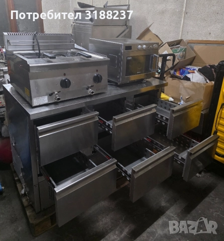 Нова! Немска хладилна маса с 6 чекмеджета, снимка 8 - Хладилни витрини и фризери - 52293515