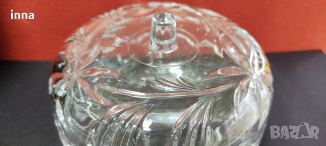 Ретро кристална купа от Италия, снимка 2 - Други ценни предмети - 53096223