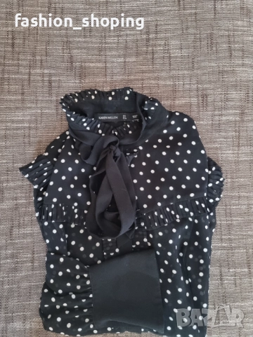 Дамска риза на точки Karen Millen, ,размер S, снимка 8 - Ризи - 52031502
