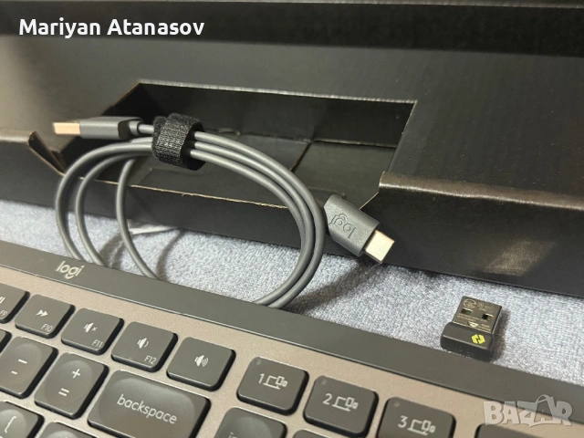 Клавиатура Logitech MX Keys S, снимка 10 - Клавиатури и мишки - 53929476