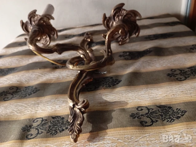 Аплик за стена рококо, снимка 3 - Лампи за стена - 50919710