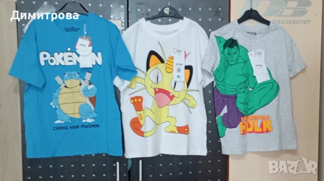 Голям лот чисто нови тениски 11бр размер 134, снимка 5 - Детски тениски и потници - 54002926