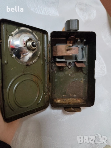 Австрийско военно сигнално фенерче, модел на фирмата Wietek., снимка 6 - Антикварни и старинни предмети - 53677411