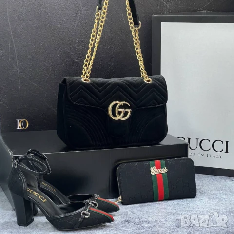 сандали на ток gucci, снимка 5 - Сандали - 50761363
