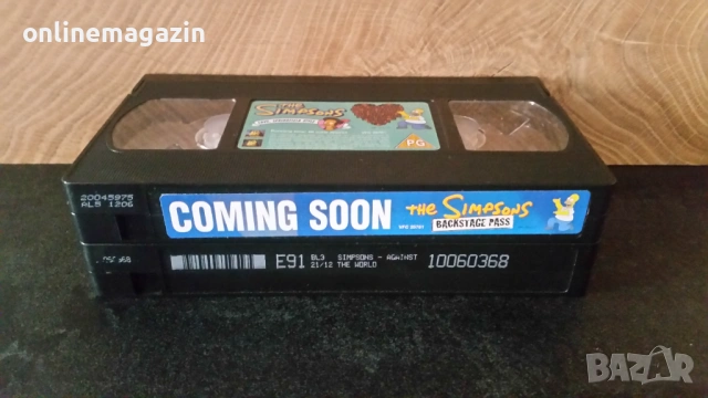 Видеокасети " Семейство Симпсън " VHS, снимка 4 - Други жанрове - 54157309