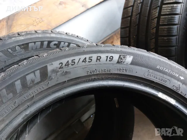 2бр.зимни гуми MICHELIN 245/45/19 DOT 0422, снимка 9 - Гуми и джанти - 48697547