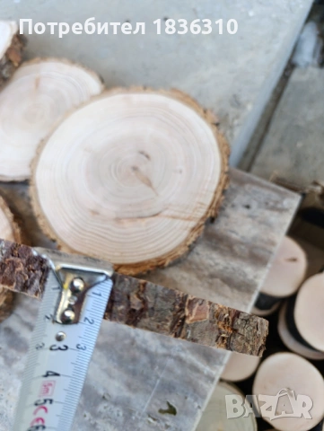 Дървени шайби бор, снимка 6 - Декорация за дома - 53583812