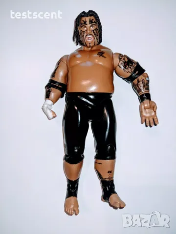 Екшън фигура WWE jakks 2005 Umaga Ruthless Aggression Basic Series Умага Самоа Samoa, снимка 2 - Колекции - 48361466