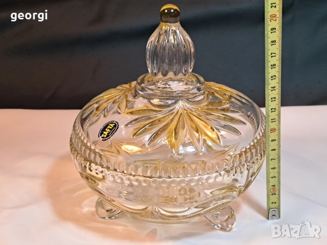испанска бонбониера Safta от двуцветно стъкло 28/6, снимка 7 - Аксесоари за кухня - 52004989