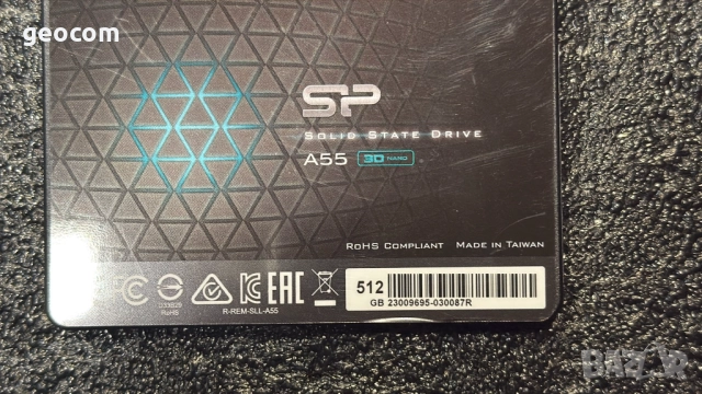 512GB SSD Silicon Power A55 (S-ATAIII,560/530Mbps,7mm,2.5"), снимка 2 - Твърди дискове - 52798698