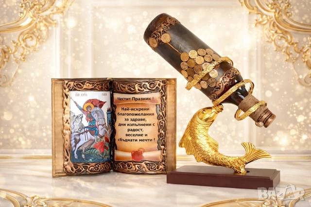 Оригинални подаръци за Гергьовден с икона Св. Георги или юбилей/годишнина на Георги, снимка 2 - Подаръци за юбилей - 54097950