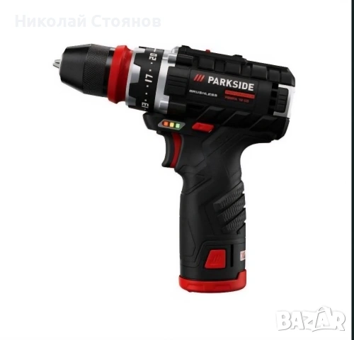 Нов Безчетков винтоверт Parkside Performance 12V 2броя батери, снимка 5 - Винтоверти - 54230848