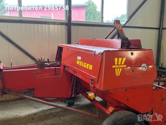 Балировачка/ Сламопреса Welger, снимка 4 - Селскостопанска техника - 51967423