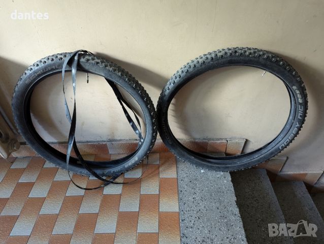 SCHWALBE Tire Nobby Nic 27,5 x 2,80 + вътрешни и ленти

, снимка 4 - Части за велосипеди - 46553618