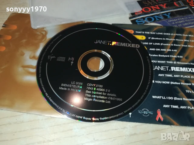 JANET.REMIXED CD-ВНОС GERMANY 0907251919, снимка 5 - CD дискове - 50966242