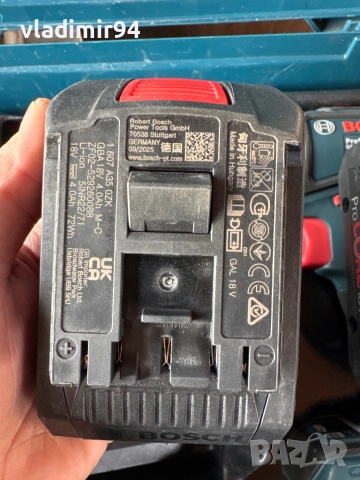 Bosch GSB 18V-90 C, снимка 8 - Винтоверти - 53761430