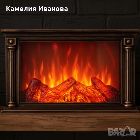 LED камина с ефект на тлеещи въглени – безопасна и стилна атмосфера у дома, снимка 2 - Лед осветление - 52081535